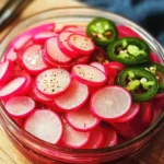 Easy Quick Pickled Radishes