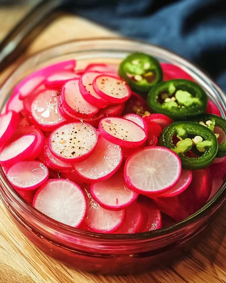 Easy Quick Pickled Radishes