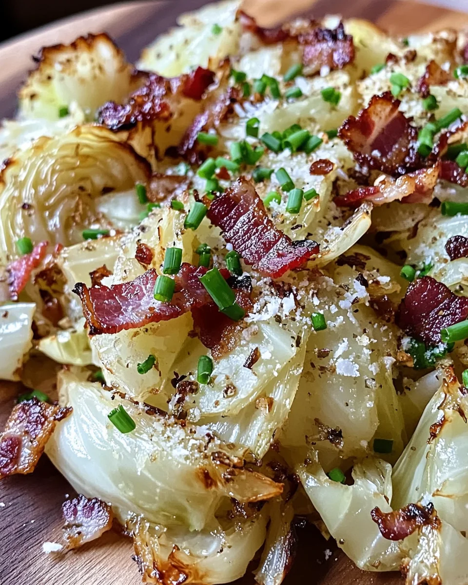 Easy Roasted Cabbage Salad