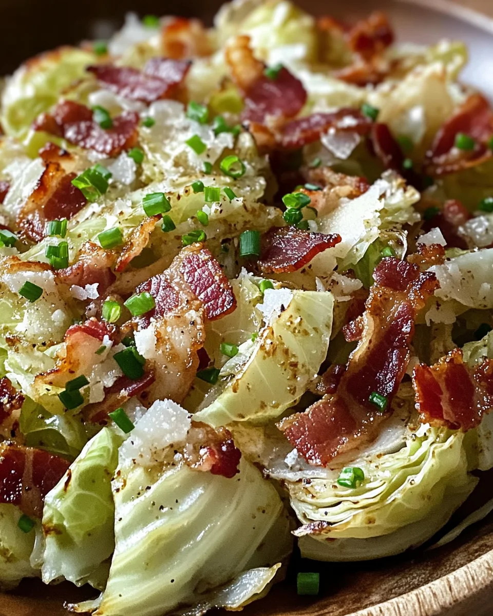 Easy Roasted Cabbage Salad