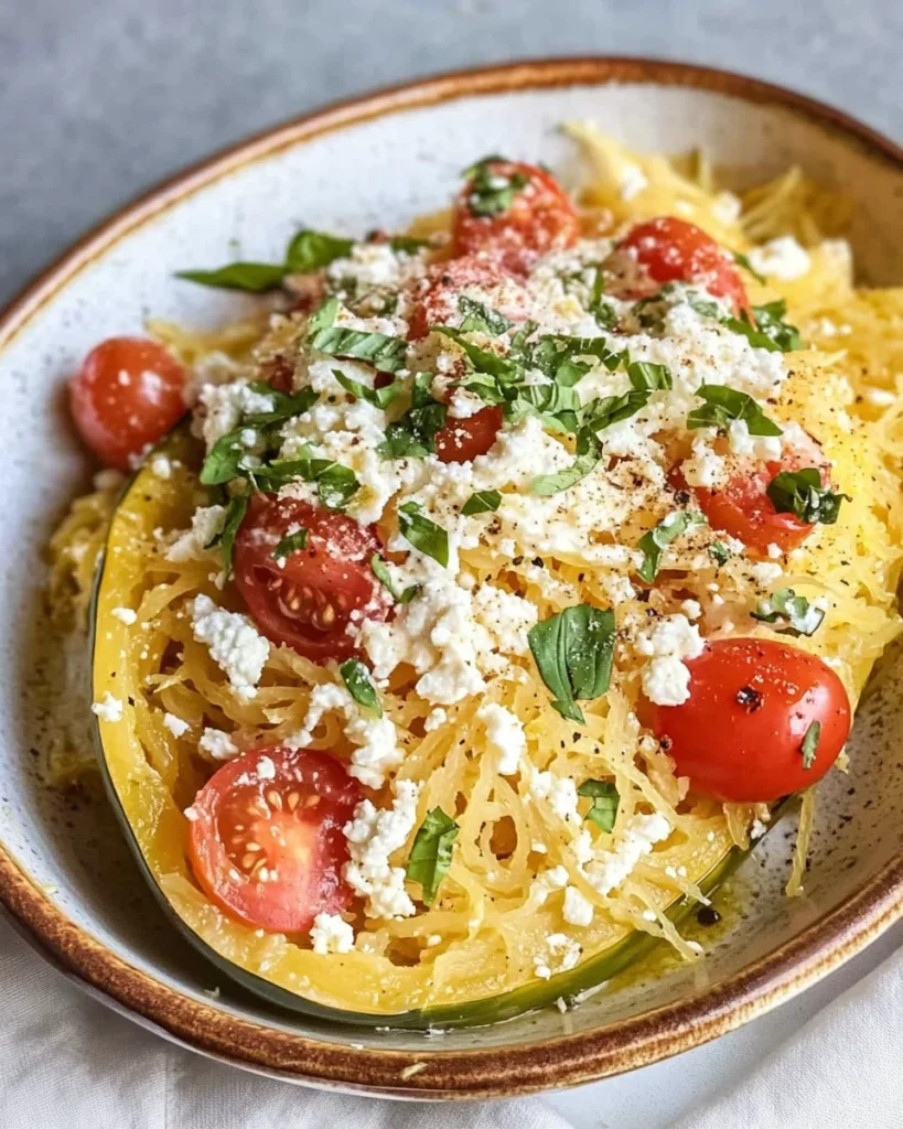 Feta Spaghetti Squash