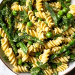 Fresh Spring Pasta Salad Recipe with Asparagus and Lemon Dill Vinaigrette