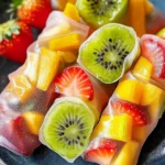 Fruit Spring Rolls - Kids Party Favorite!