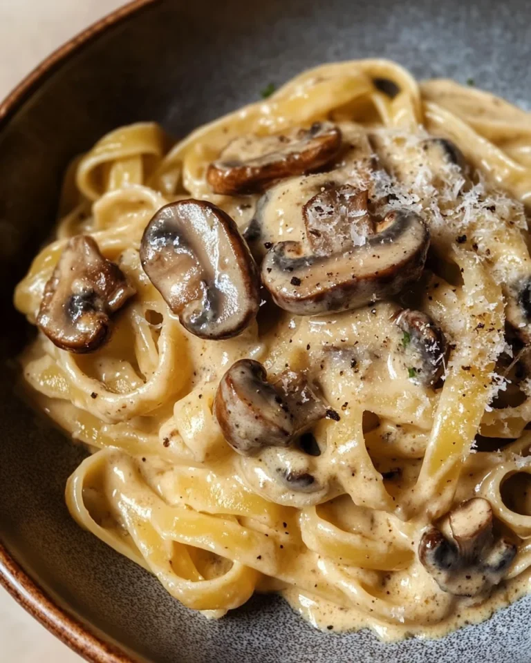 Gorgonzola Truffle Cream Sauce with Mushrooms