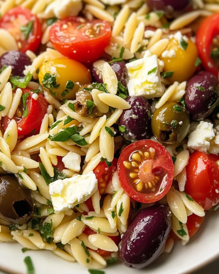 Greek Orzo Pasta Salad