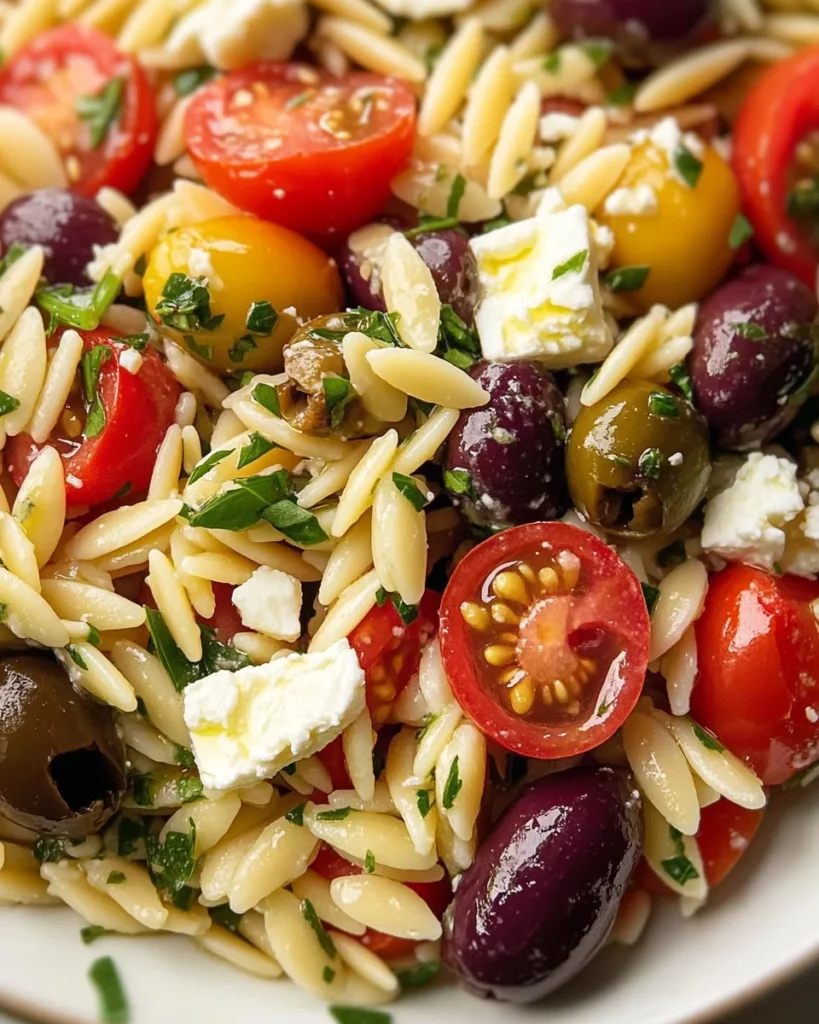 Greek Orzo Pasta Salad