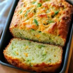 Green Onion Zucchini Cheddar Quick Bread