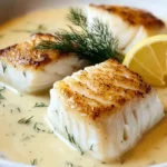 Healthy Halibut with Buerre Blanc