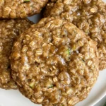 Healthy Zucchini Oatmeal Cookies