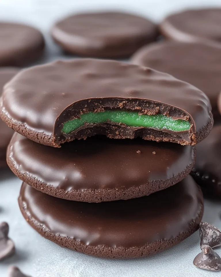 Homemade Thin Mints Girl Scout Cookies