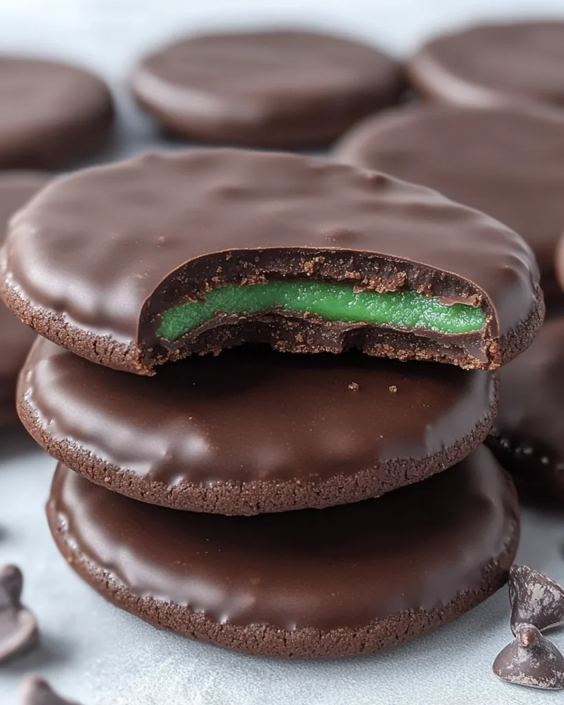 Homemade Thin Mints Girl Scout Cookies