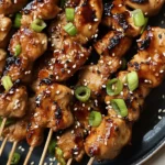 Honey Garlic Asian Chicken Kabobs