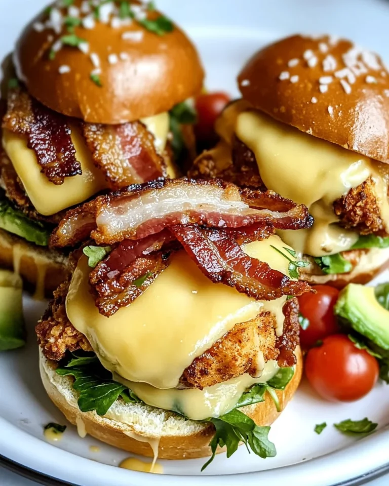 Honey Mustard BLT Chicken Sliders