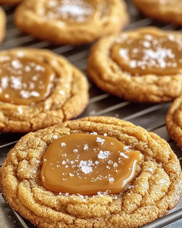 Irresistible Easy Salted Caramel Cookies