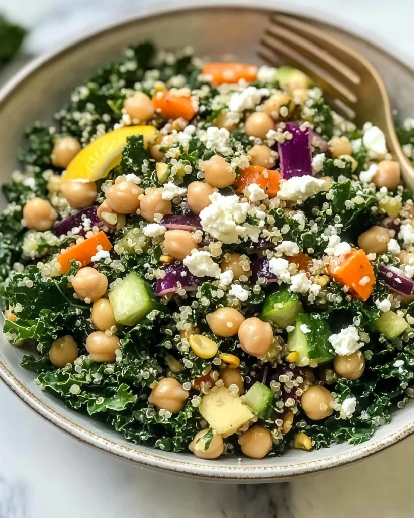 Kale Quinoa Salad - With Lemon Dressing