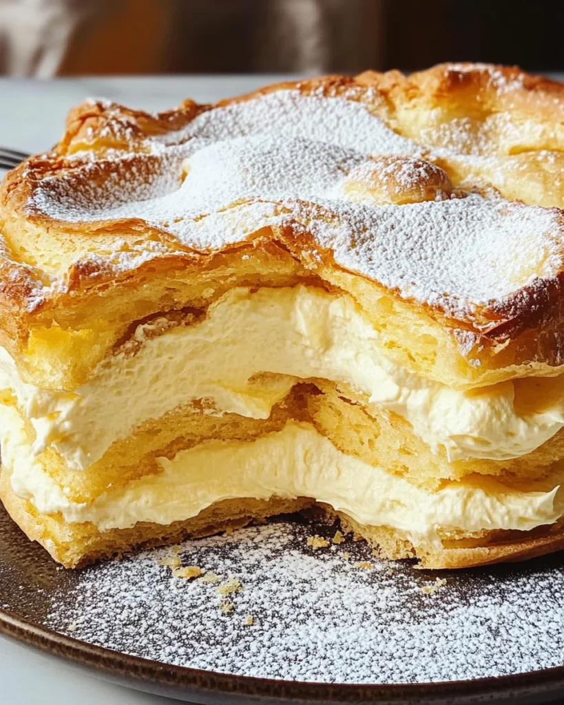 Karpatka - Polish Carpathian Mountain Cream Cake