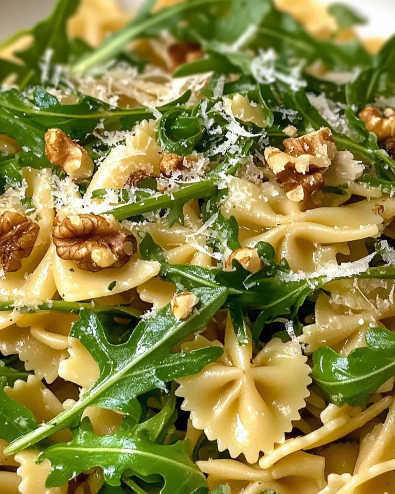 Lemon Arugula Pasta Salad for a Bright, Fresh Twist