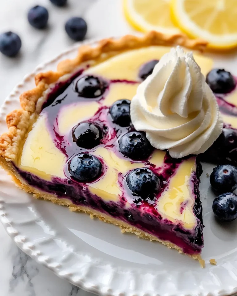Lemon Blueberry Tart