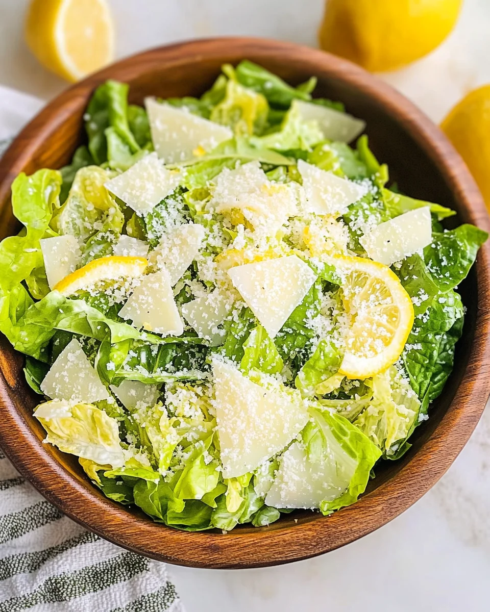 Lemon Parmesan Salad