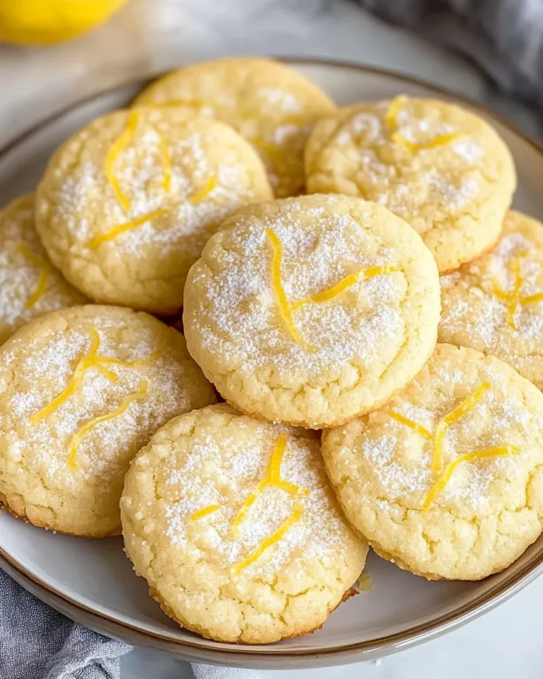 Lemon Sugar Cookies Recipe!