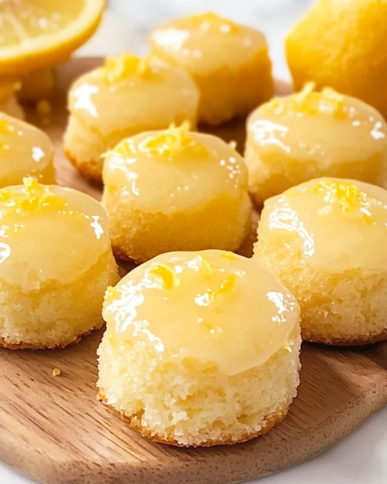 MINI LEMON DROP CAKES