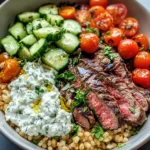 Mediterranean Steak Bowl Recipe