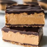 No Bake Peanut Butter Buckeye Bars