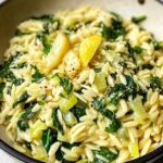 One-Pan Lemony Leek Orzo