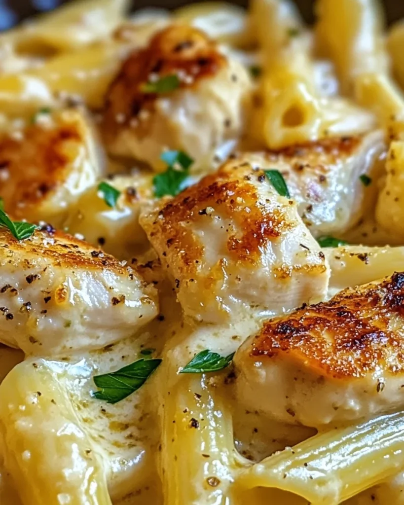 One Pot Garlic Parmesan Chicken Pasta