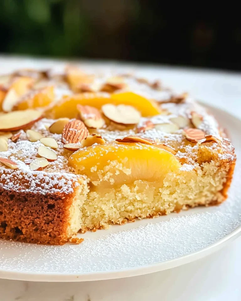 Peach Almond Cake