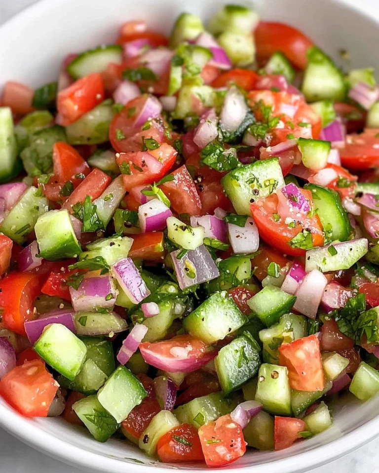 Persian Shirazi Salad