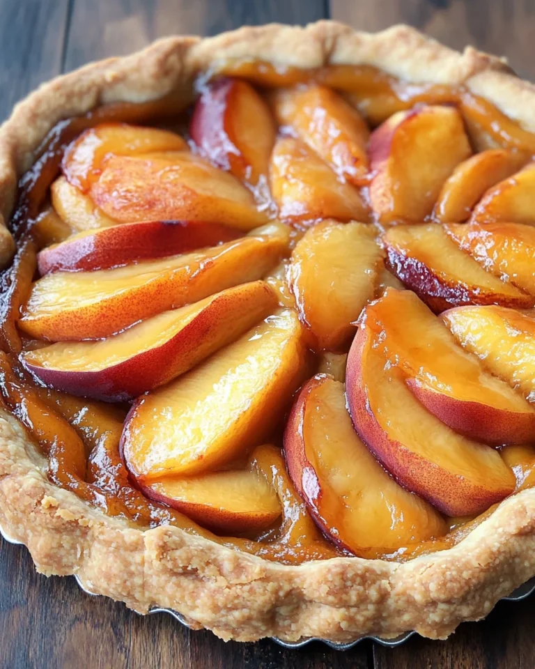 Rustic Peach Tart Recipe