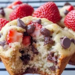 STRAWBERRY CHOCOLATE CHIP MUFFINS