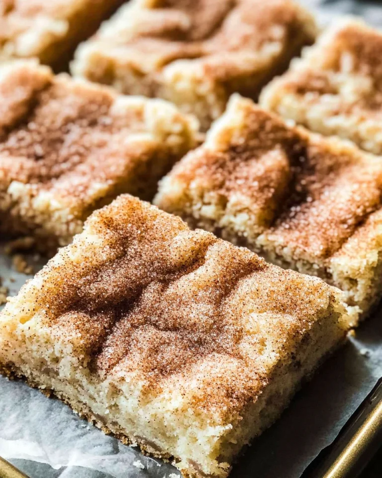Snickerdoodle Bars