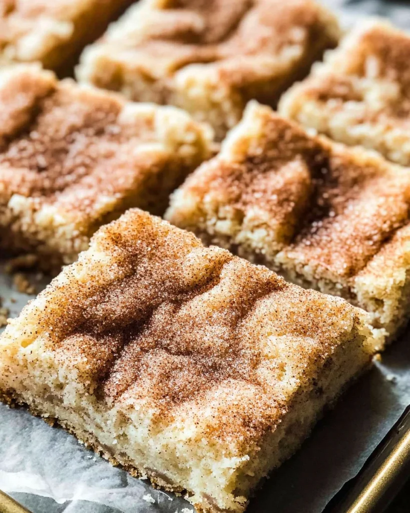 Snickerdoodle Bars