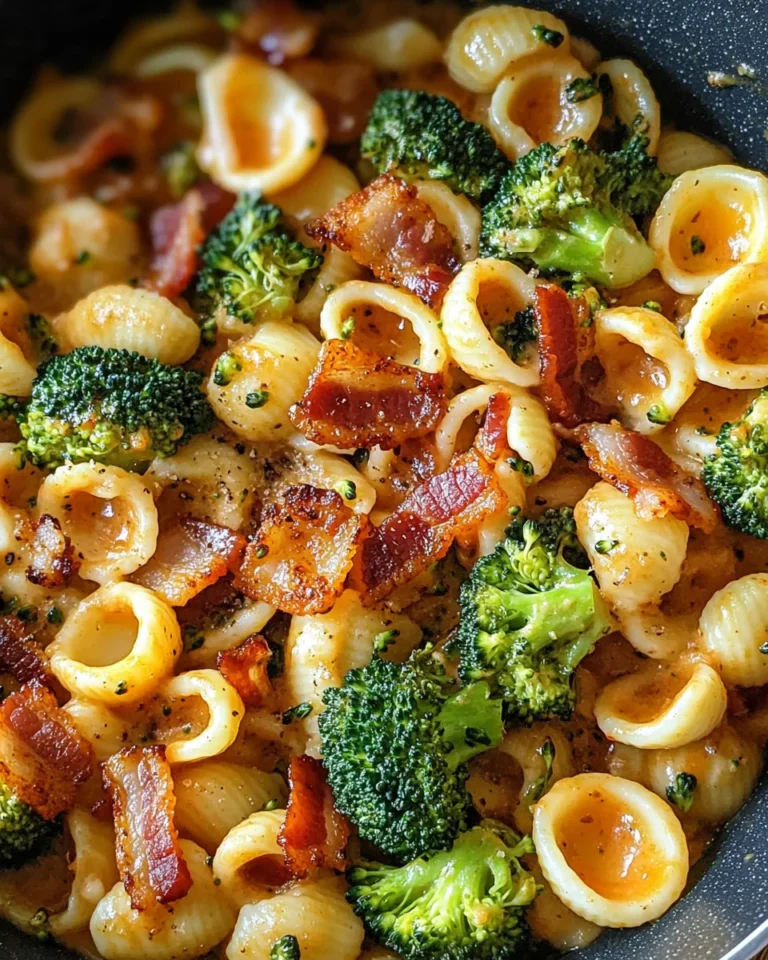 Spicy Bacon Broccoli Orecchiette