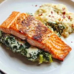 Spinach Stuffed Salmon
