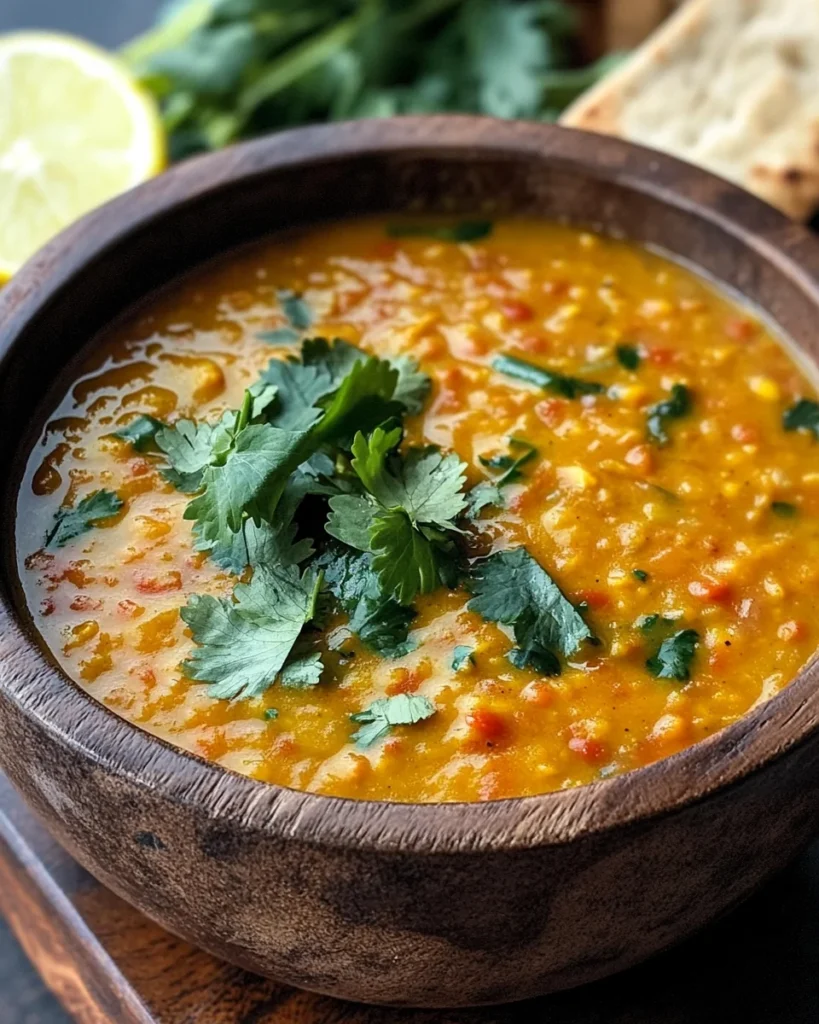 Thai Coconut Red Lentil Soup
