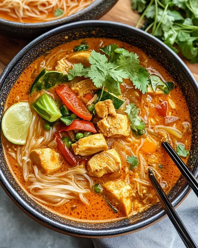 Thai Red Curry Noodle Soup