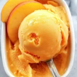 The Best Peach Sorbet Without Ice Cream Maker