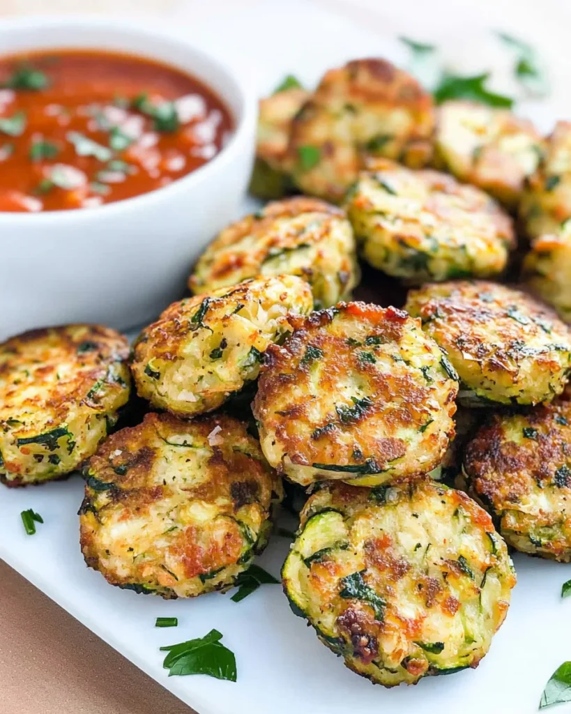 Zucchini Garlic Bites