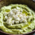 avocado feta protein dip (quick snack)