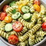 creamy avocado ranch pasta salad