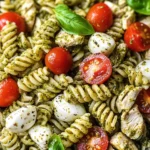 creamy pesto chicken pasta salad