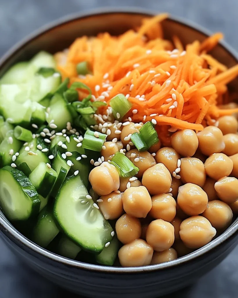 peanut chickpea snack bowl (plant-based)