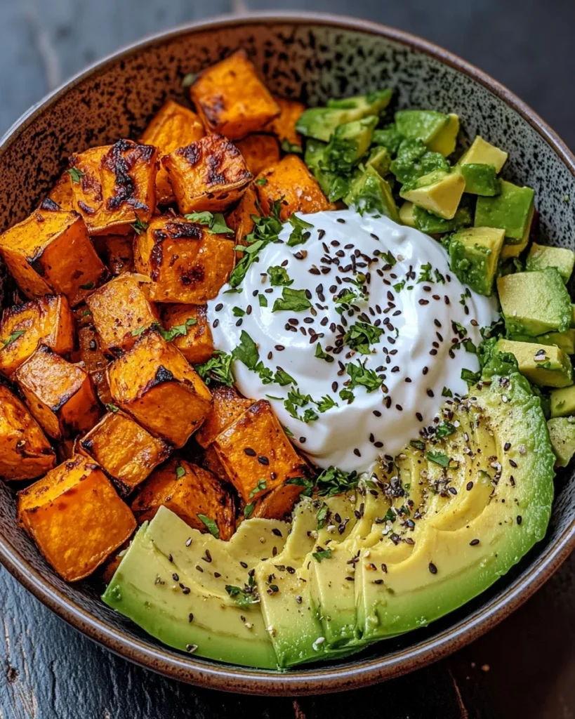 sweet potato snack bowl (easy & healthy)