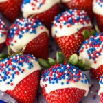 4th of July Chocolate Covered Strawberries