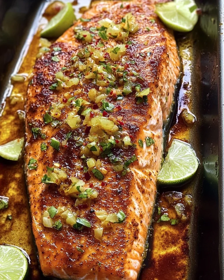 Baked Chili Lime Salmon