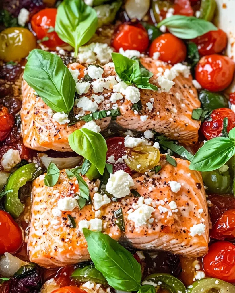 Baked Feta Salmon Recipe