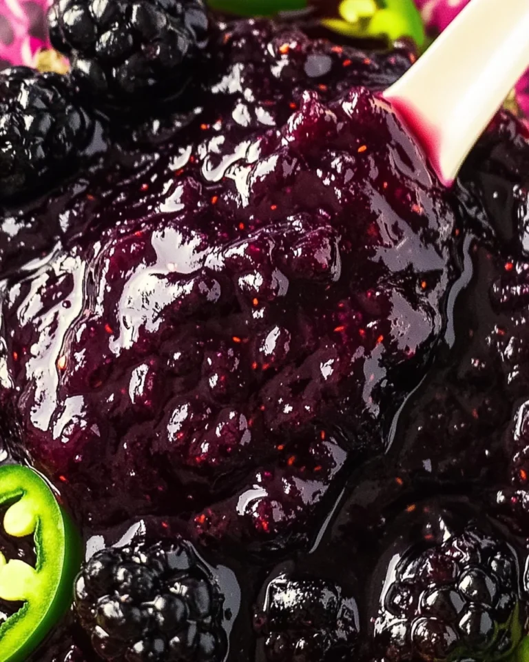 Blackberry Jalapeno Jam